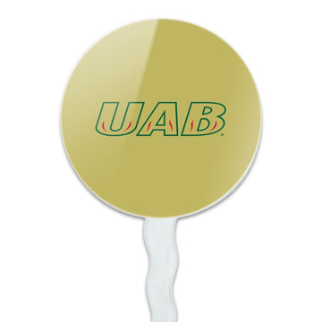 Alabama At Birmingham Secondary Logo Cupcake Picks Toppers Decoration Set Of 6