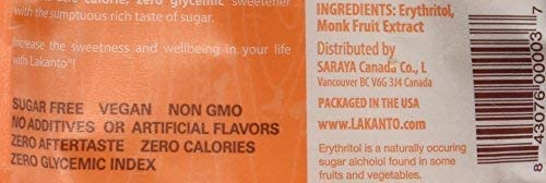 Lakanto - Golden Sweetener All Natural Sugar Substitute 235G/8.29 - 2 Pack
