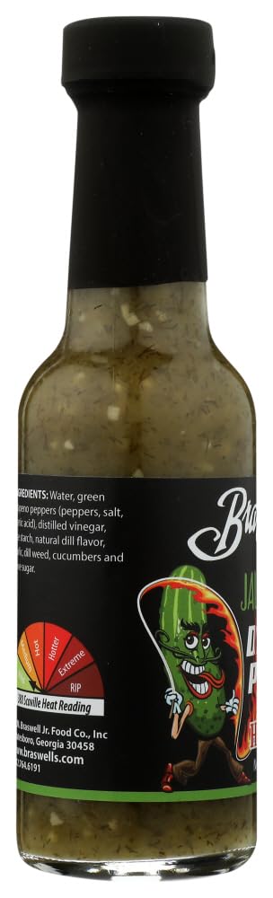 Braswell'S Dill Pickle Jalapeno Hot Sauce