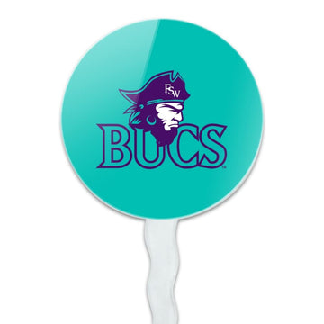 Florida Southwestern State College Secondary Logo Cupcake Picks Toppers Decoration Set Of 6