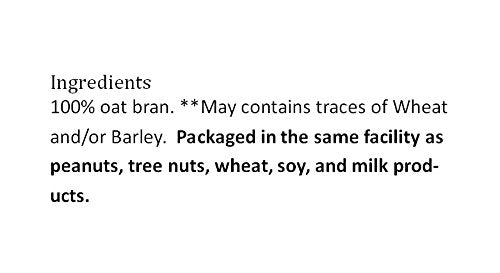 Medley Hills Farm Oat Bran 2 Lbs
