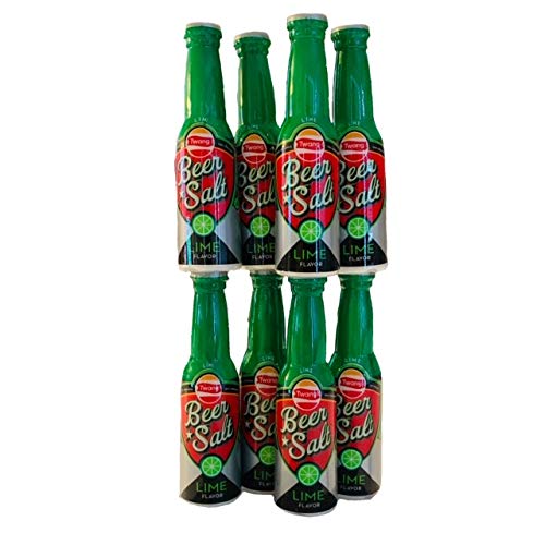 Generic Twang Lime Beer Salt - Lime Flavored, Pack of 8 Bottles, 1.4 oz Each