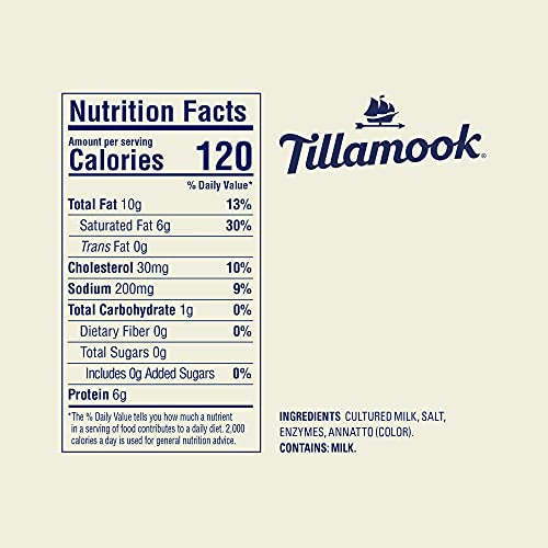 Tillamook Sharp Cheddar Cheese Slices, 8 oz (Packaging May Vary)