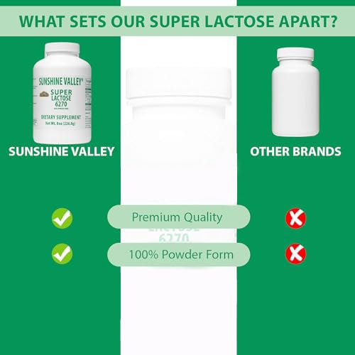 Sunshine Valley® Super Lactose Powder Sugar - Low Carb Sweetener, 8 Ounce, White