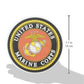 Whimsical Practicality U.S Marines Edible Icing Image Cake Top Decoration, 1 Piece