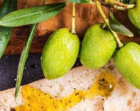 Olivar Santamaria | Extra Virgin Olive Oil | Enhanced Picual Variety | First Cold Pressed | Sdiscomfort-Reducing | High Polyphenol | Perfect For Salad Dressings | Cooking | Frying & Marinades | 101.44 Fl Oz (3 Liter)