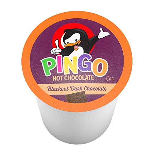 Pingo Dark Hot Chocolate Pods for Keurig K-Cup malt-inspired  Blackout  40 Count