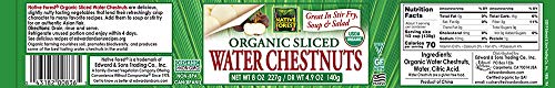 Native Forest Organic Sliced Water Chestnuts, 8 Ounce Cans (Pack of 6)