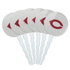 University of Chicago Secondary Logo Cupcake Picks Toppers Decoration Set of 6