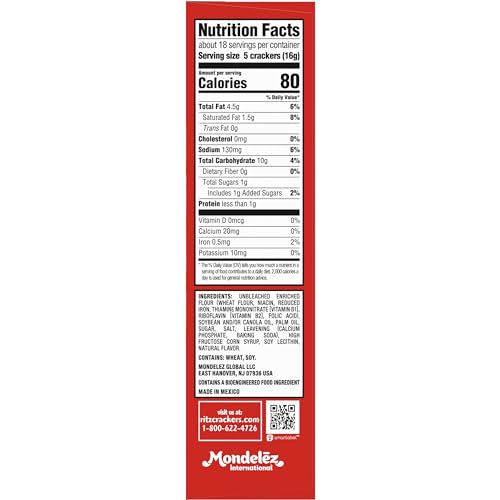 RITZ Original Crackers, Snacks for Kids and Adults, Bulk Lunch Snacks, 6 - 10.3 oz Boxes
