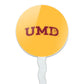 GRAPHICS & MORE UMD Secondary Logo Cupcake Picks Set of 6 | Acrylic | One Size | University of Minnesota Duluth