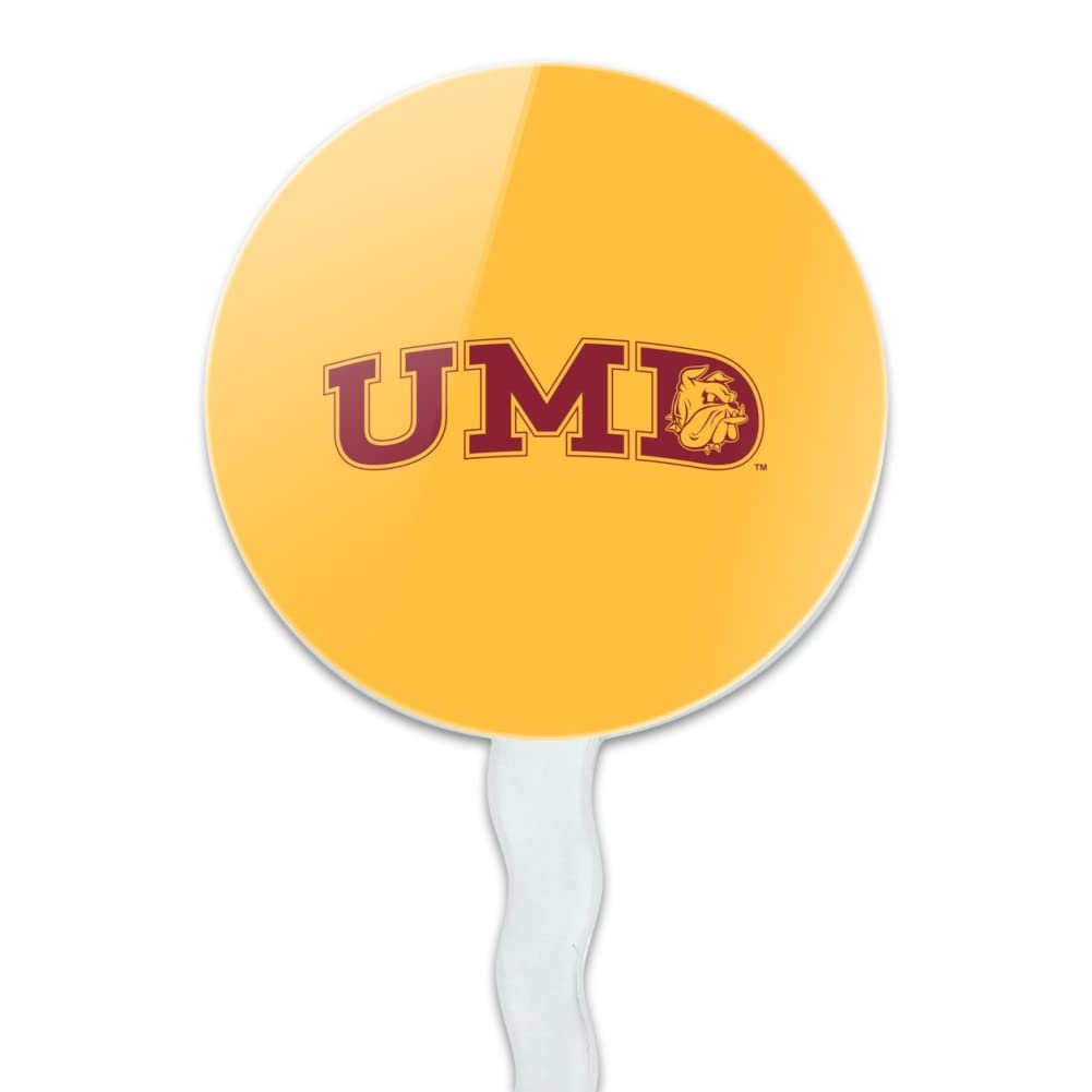 GRAPHICS & MORE UMD Secondary Logo Cupcake Picks Set of 6 | Acrylic | One Size | University of Minnesota Duluth