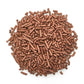 Yupik Oblong Chocolate Flavored Sprinkles, 2.2 Lb, Low Sugar, Cholesterol-Free, Sodium-Free, Kosher, Perfect For Baking And Deco