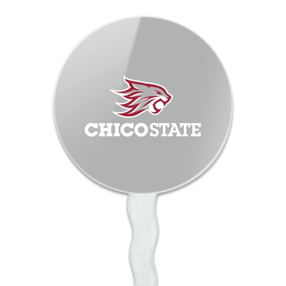 California State University Chico Secondary Logo Cupcake Picks Toppers Decoration Set Of 6