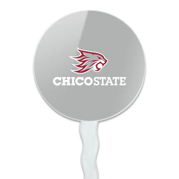 California State University Chico Secondary Logo Cupcake Picks Toppers Decoration Set Of 6