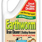 Earthworm Drain Cleaner - Clog Remover - Drain Opener / Deodorizer - Natural Enzymes, Safer For Families, Environmentally Respon