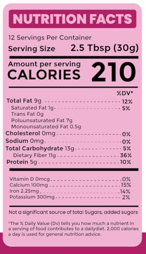 Sown-and-Grown Chia Seeds- 12oz Omega-3  Non-GMO  Keto Friendly  Source of Fiber and Chia Seeds for Weight Management