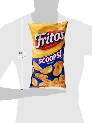 Fritos Corn Chips, Scoops, 14 Oz