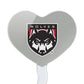 GRAPHICS & MORE Cupcake Picks Set of 6, Acrylic, Western Oregon University Design
