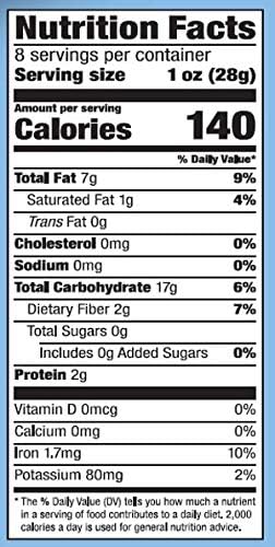 Garden of Eatin  Tortilla Chips, Blue Corn, No Salt Added, 1 lb bag (Pack of 12)