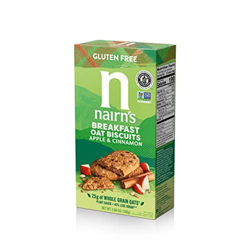 Nairns gluten Free Apple & cinnamon Breakfast Biscuits, 564oz (Pack of 6)