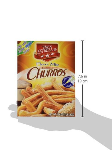 Tres Estrellas Churros Flour Mix, 17.6 Oz.