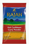 Rajah Hot Caribbean Curry Powder - 100g - Pack of 1