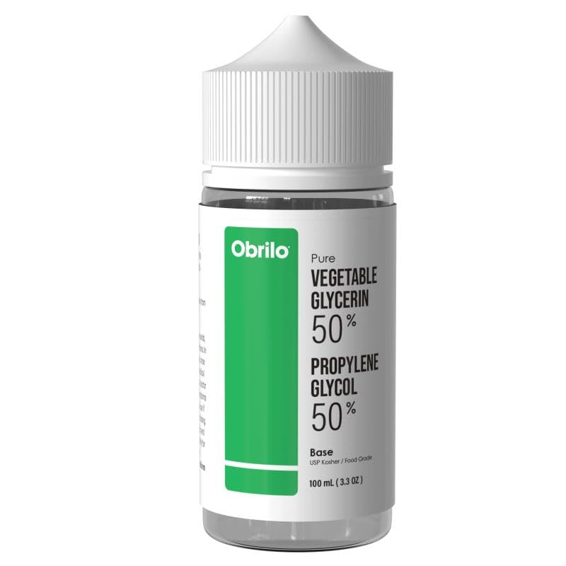 100 mL (3.3 oz.) 50/50 Blend Vegetable Glycerin (VG) & Propylene Glycol (PG), Pure USP Kosher, Food Grade, DIY
