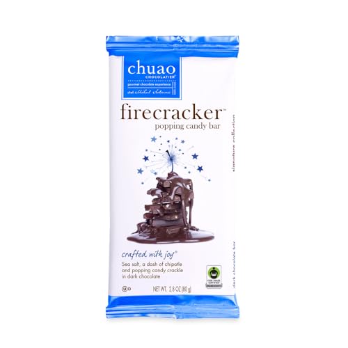 Chuao Chocolatier   Dark Chocolate Bars | Gourmet Chocolate Sea Salt Chipotle Artisan European No Preservatives | For Gift Baskets, Christmas, Valentines Day, Gifts For Women, Men, Birthday, Thank You, Care Package | 12 Ct