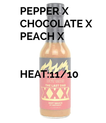 HOT ONES Hot Sauce, The Last Dab XXX, Pepper X, 5 Fl Oz, Worlds Hottest Pepper