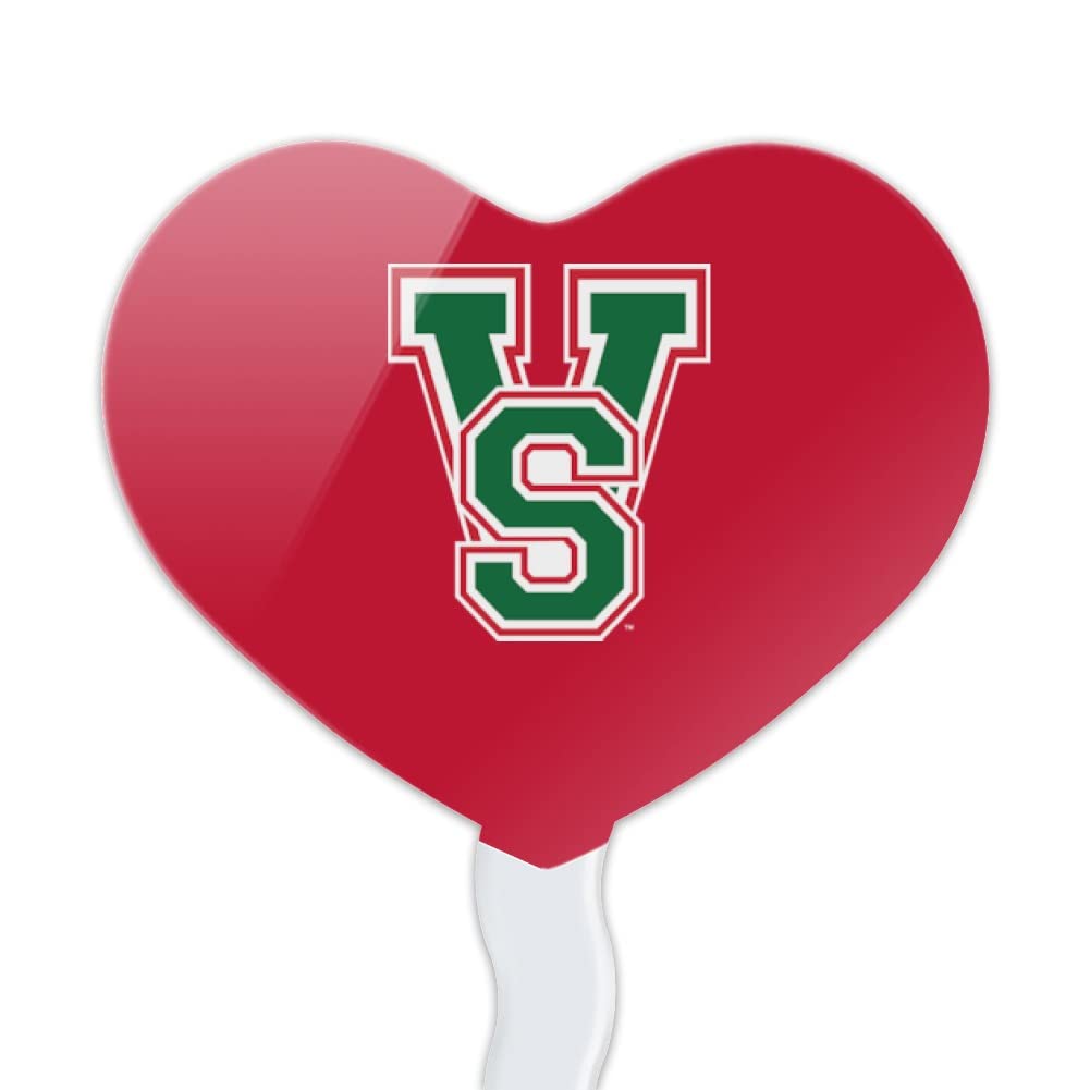 GRAPHICS & MORE Cupcake Picks Set of 6, Acrylic, Mississippi Valley State University, Heart Decoration, One Size