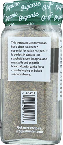 Spice Hunter seasoning Italian Organic, 0.4 oz