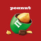 M&M S Peanut Milk Chocolate Candy, Christmas Stocking Stuffers, Bulk Christmas Candy 38 oz Bag