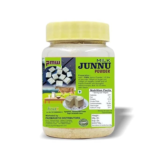 Pmw  Jar Pack  vegetarians Junnu Powder  200 Grams  Kharvas  Ginna  Seembaal Kadambu