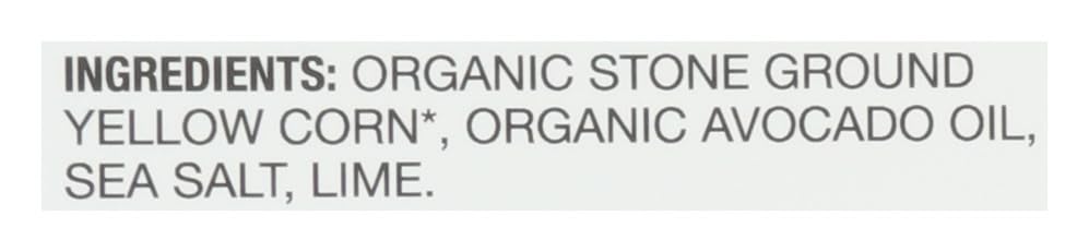 ZackS Mighty Organic Avocado Oil Tortilla Chips - Sea Salt  7.5 Oz