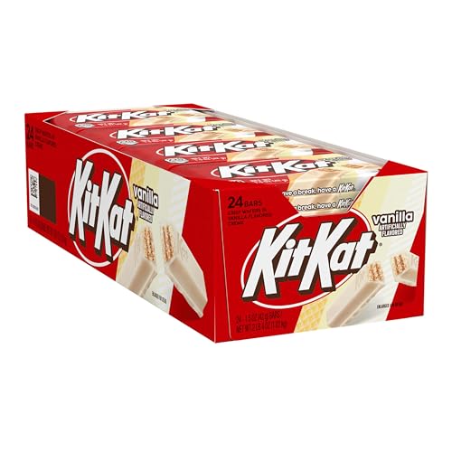 KIT KAT Vanilla Flavored Wafer Candy Bars  1.5 oz (24 Count)