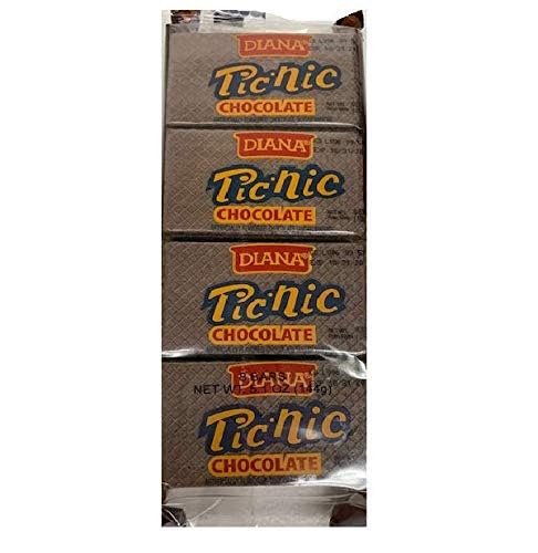 Generic Galletas Picni Diana Rellenas De 3 Sabores Fresa, Vainilla, Y Chocolate 1 Pack De Cada Sabor 24 Galletitas