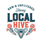 Local Hive Washington Raw Unfiltered Honey - 16 oz, 100% Pure US Honey, Sourced from American Bees and Beekeepers - Natural Swee