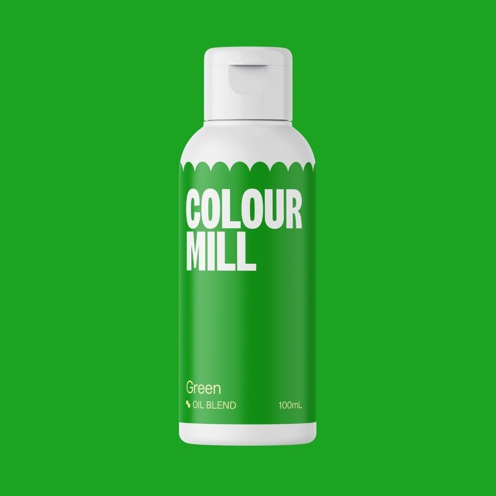 Colour Mill Oil-Based Food Coloring, 100 Milliliters (Green)