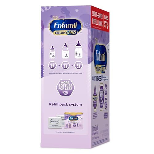 Enfamil Neuropro Gentlease Baby Formula, Brain Building Dha, Humo6 Immune Blend, Designed To Reduce Fussiness, Crying, Gas & Spit-Up In 24 Hrs, Has Prebiotics To Promote Softer Stools, Baby Milk, 35.2 Oz (Pack Of 4)