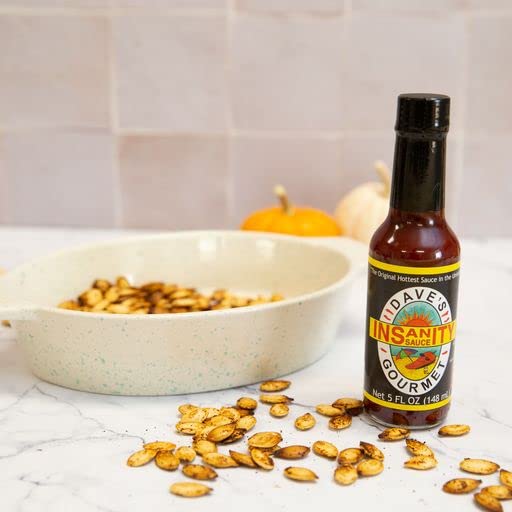 Dave's Gourmet Original Insanity Hot Sauce, 5 Ounce - Spicy Gourmet Condiment for Heat Lovers, Perfect for Cooking and Dipping