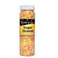 Ccds Toppings Rainbow Fancy Sugar Strands For Cake Decoration (125 Gms) Cooking Food Baking