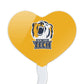 GRAPHICS & MORE Acrylic Cupcake Picks Toppers Set of 6 - New York Institute of Technology Heart Decoration