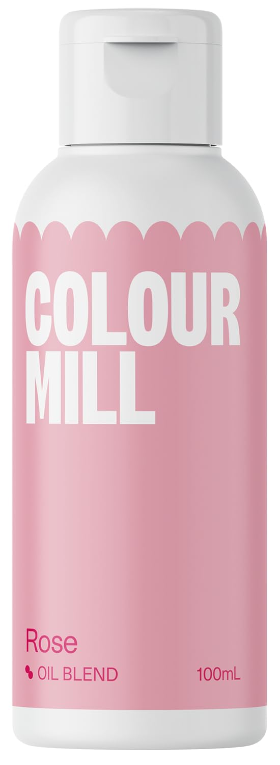 Colour Mill Oil-Based Food Coloring, Rose, 100 Milliliters (3.38 Fl Oz)