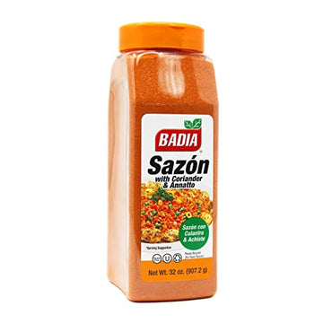 Badia Sazon With Coriander & Annatto, All-Purpose Latin Spice Blend, 32 Oz (Pack Of 6)