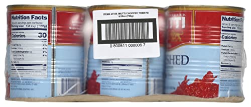 Mutti Finely Crushed Tomatoes, No Additives Or Preservatives, Vegan, Gluten Free & Non-Gmo, 28 Oz (Pack Of 6)