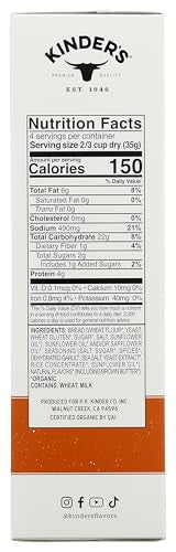 KINDERS Organic Stuffing Brown Butter & Herbs  6 OZ