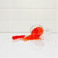 SweetGlob Classic Rock Candy Sticks, Sugar Crystal Lollipops, Individually Wrapped, Pack of 12, Red Strawberry