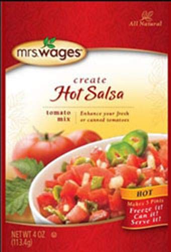 Mrs Wages Hot Salsa Mix 4 Oz (Single Pack)