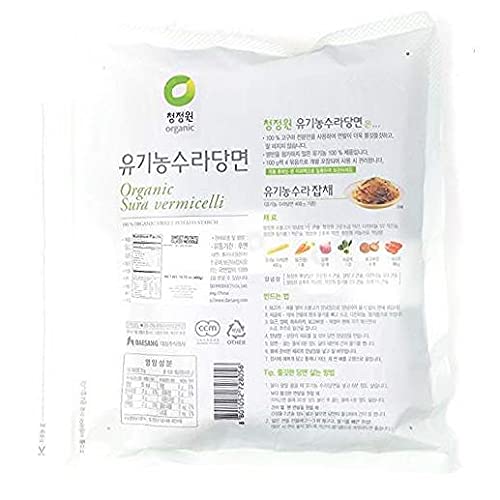 Chung Jung One Organic Sura Vermicelli Sweet Potato Glass Noodle 14.10 Oz(Pack Of 1)